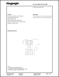 APTR3216PGW datasheet: 3.2 x 1.6 mm SMD chip LED lamp. Pure green (peak wavelength 565 nm). Lens type white diffused. APTR3216PGW