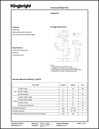 ATIR0311S datasheet: Photo interrupter ATIR0311S