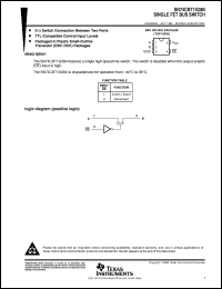 SN74CBT1G384DBVR datasheet:  SINGLE FET BUS SWITCH SN74CBT1G384DBVR