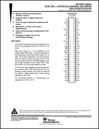 SN74SSTL16837ADGGR datasheet:  20-BIT SSTL_3 INTERFACE UNIVERSAL BUS DRIVER WITH 3-STATE OUTPUTS SN74SSTL16837ADGGR