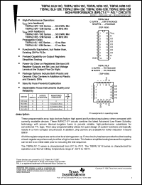 TIBPAL16L8-10CFN datasheet:  HIGPERFORMANCE IMPACT-X(TM) PAL(R) CIRCUITS TIBPAL16L8-10CFN