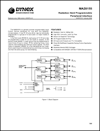 MAQ28155LE datasheet: General purpose programmable device designed for the MAS281 microprocessor MAQ28155LE