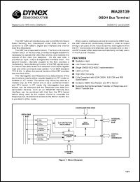 MAS28139FE datasheet: OBDH bus terminal MAS28139FE