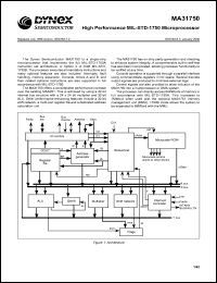 NMAR31750FL datasheet: High performance MIL-STD-1750 microprocessor NMAR31750FL