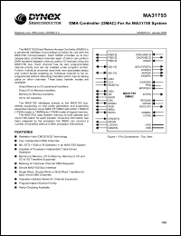 MAS31753FL datasheet: DMA controller (DMAC) for an MA31750 system MAS31753FL