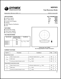 NDF65316 datasheet: 1600V fast recovery diode NDF65316