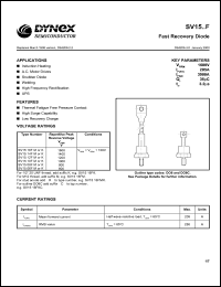 SV1514FK datasheet: 1400V fast recovery diode SV1514FK