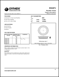 RD65FV06 datasheet: 600V rectifier diode RD65FV06