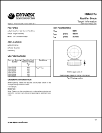 RD33FG04 datasheet: 400V rectifier diode RD33FG04