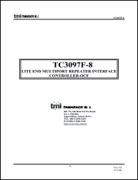 TC3097F-8 datasheet: Lite end multiport repeater interface controller-OCF TC3097F-8