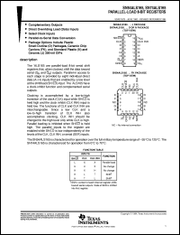 SNJ54ALS165FK datasheet:  PARALLEL-LOAD 8-BIT REGISTERS SNJ54ALS165FK