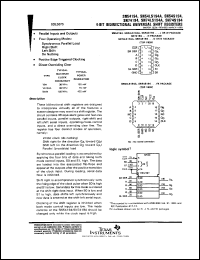 SNJ54LS194AFK datasheet:  4-BIT BIDIRECTIONAL UNIVERSAL SHIFT REGISTERS SNJ54LS194AFK