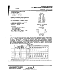 SNJ54LS323J datasheet:  8-BIT UNIVERSAL SHIFT/STORAGE REGISTERS SNJ54LS323J