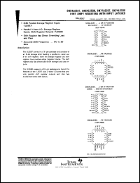 SNJ54LS597J datasheet:  8-BIT SHIFT REGISTERS WITH INPUT LATCHES SNJ54LS597J