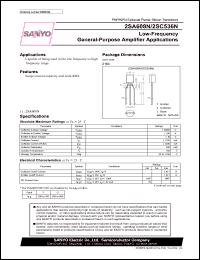 2SA608N datasheet: Low-frequency general purpose amplifier applications 2SA608N