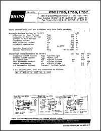 2SC1756 datasheet: 7V NPN triple diffused planar silicon transistor 2SC1756