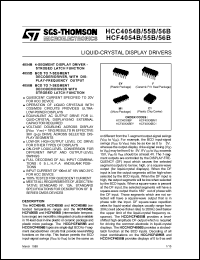 HCC4054BF datasheet: Liquid-crystal display driver HCC4054BF