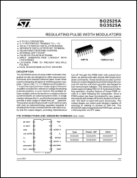 SG3525AN datasheet: Regulator pulse width modulator SG3525AN