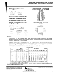 SNJ54S299FK datasheet:  8-BIT UNIVERSAL SHIFT/STORAGE REGISTERS SNJ54S299FK