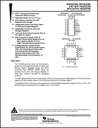 SN74AHC594D datasheet:  8-BIT SHIFT REGISTERS WITH OUTPUT REGISTERS SN74AHC594D