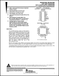 SN74AHC595D datasheet:  8-BIT SHIFT REGISTERS WITH 3-STATE OUTPUT REGISTERS SN74AHC595D