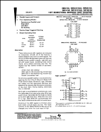 SN74LS194AD datasheet:  BIDIRECTIONAL UNIVERSAL SHIFT REGISTERS SN74LS194AD