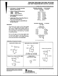 SN74LS599D datasheet:  8-BIT SHIFT REGISTERS WITH OUTPUT LATCHES SN74LS599D