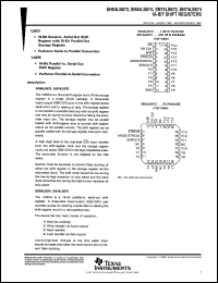 SN74LS673DW datasheet:  SERIAL-IN SHIFT REGISTERS WITH OUTPUT STORAGE REGISTERS SN74LS673DW