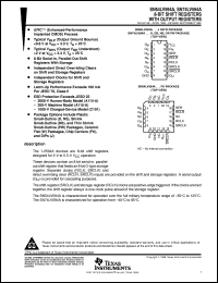 SN74LV594ADBR datasheet:  8-BIT SHIFT REGISTERS WITH OUTPUT REGISTERS SN74LV594ADBR