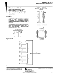 SN74F520N datasheet:  OCTAL BINARY AND BCD IDENTITY COMPARATORS WITH ENABLE SN74F520N