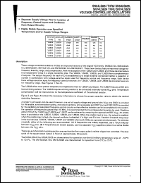 SNJ54LS629W datasheet:  VOLTAGE-CONTROLLED OSCILLATORS SNJ54LS629W