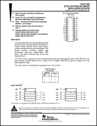 74AC11240DBLE datasheet:  OCTAL BUFFERS/DRIVERS 74AC11240DBLE