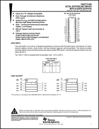 74ACT11240DBLE datasheet:  OCTAL BUFFERS/LINE DRIVERS WITH 3-STATE OUTPUTS 74ACT11240DBLE