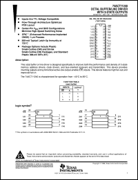74ACT11240DW datasheet:  OCTAL BUFFERS/LINE DRIVERS WITH 3-STATE OUTPUTS 74ACT11240DW