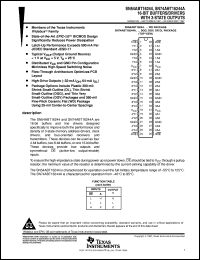 SNJ54ABT16244WD datasheet:  16-BIT BUFFER/DRIVERS WITH 3-STATE OUTPUTS SNJ54ABT16244WD