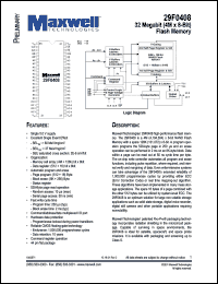 29F0408RPFS datasheet: 32 Megabit (4M x 8-bit) flash memory 29F0408RPFS