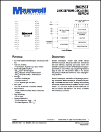 28C256TRT4DI12 datasheet: 256K EEPROM (32K x 8-bit) - EEPROM 28C256TRT4DI12