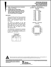 SNJ54AC240W datasheet:  OCTAL BUFFERS/DRIVERS WITH 3-STATE OUTPUTS SNJ54AC240W