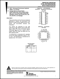 SNJ54AC244J datasheet:  OCTAL BUFFERS/DRIVERS WITH 3-STATE OUTPUTS SNJ54AC244J