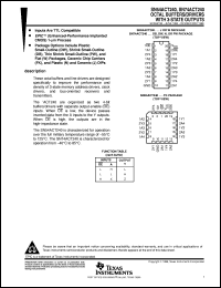 SNJ54ACT240W datasheet:  OCTAL BUFFERS/DRIVERS WITH 3-STATE OUTPUTS SNJ54ACT240W