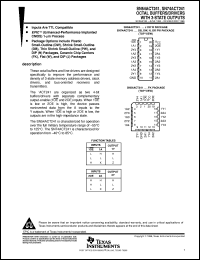 SNJ54ACT241FK datasheet:  OCTAL BUFFERS/DRIVERS WITH 3-STATE OUTPUTS SNJ54ACT241FK