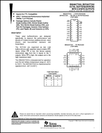 SNJ54ACT244FK datasheet:  OCTAL BUFFERS/DRIVERS WITH 3-STATE OUTPUTS SNJ54ACT244FK