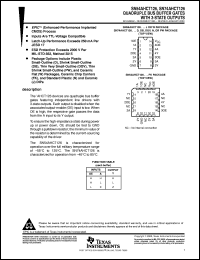 SNJ54AHCT126FK datasheet:  QUADRUPLE BUS BUFFER GATES WITH 3-STATE OUTPUTS SNJ54AHCT126FK