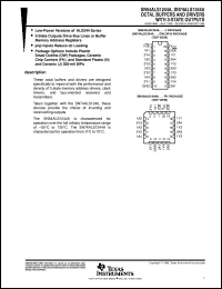 SN54ALS1244AJ datasheet:  OCTAL BUFFERS AND DRIVERS WITH 3-STATE OUTPUTS SN54ALS1244AJ