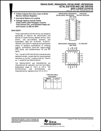 JM38510/38302BRA datasheet:  OCTAL BUFFERS AND LINE DRIVERS WITH 3-STATE OUTPUTS JM38510/38302BRA