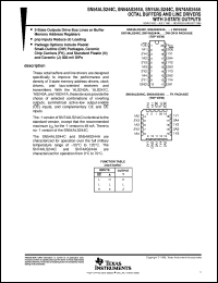 SN54AS244AJ datasheet:  OCTAL BUFFERS AND LINE DRIVERS WITH 3-STATE OUTPUTS SN54AS244AJ