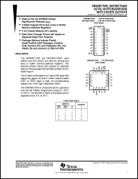 SNJ54BCT540FK datasheet:  OCTAL BUFFERS/DRIVERS WITH 3-STATE OUTPUTS SNJ54BCT540FK