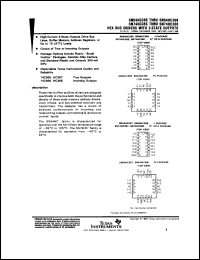 SN54HC366J datasheet:  HEX BUS DRIVERS WITH 3-STATE OUTPUTS SN54HC366J