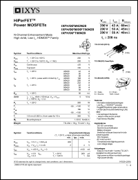 IXFH42N20 datasheet: 200V, 42A HiPerFET power MOSFET IXFH42N20