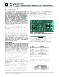 EVDD404 datasheet: Gate driver IC evaluation board EVDD404